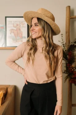 Mien Sol Mock Neck Long Sleeve Top 39 Mien Sol Mock Neck Long Sleeve Top