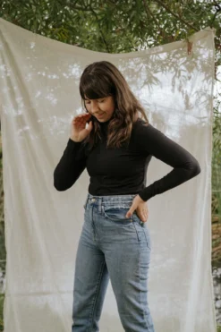 Mien Sol Mock Neck Long Sleeve Top 31 Mien Sol Mock Neck Long Sleeve Top