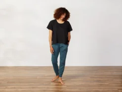 Coyuchi Pajamas + Loungewear Solstice Boxy Tee