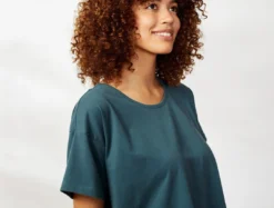 Coyuchi Pajamas + Loungewear Solstice Boxy Tee