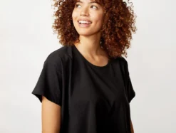 Coyuchi Pajamas + Loungewear Solstice Boxy Tee