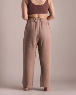 Soluna Collective Chestnut Relaxed Pants Clothing