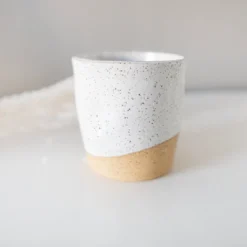 Moonshine Design Speckled Stoneware Pinch Tumbler Set Home Goods