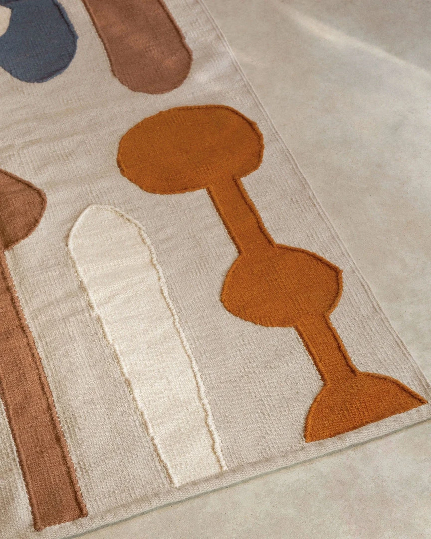 Kiliim New Arrivals Spring Bulbs Wool Rug 5 Kiliim New Arrivals Spring Bulbs Wool Rug