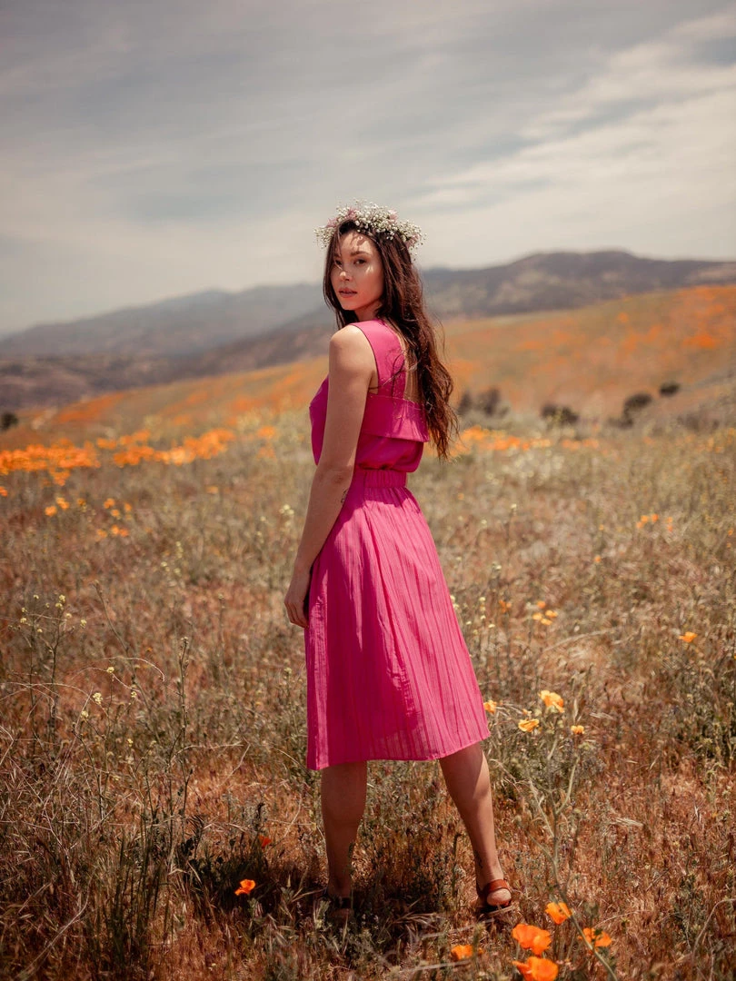 Valani Clothing Srey Banana Midi Skirt - Lilac Rose 7 Valani Clothing Srey Banana Midi Skirt - Lilac Rose