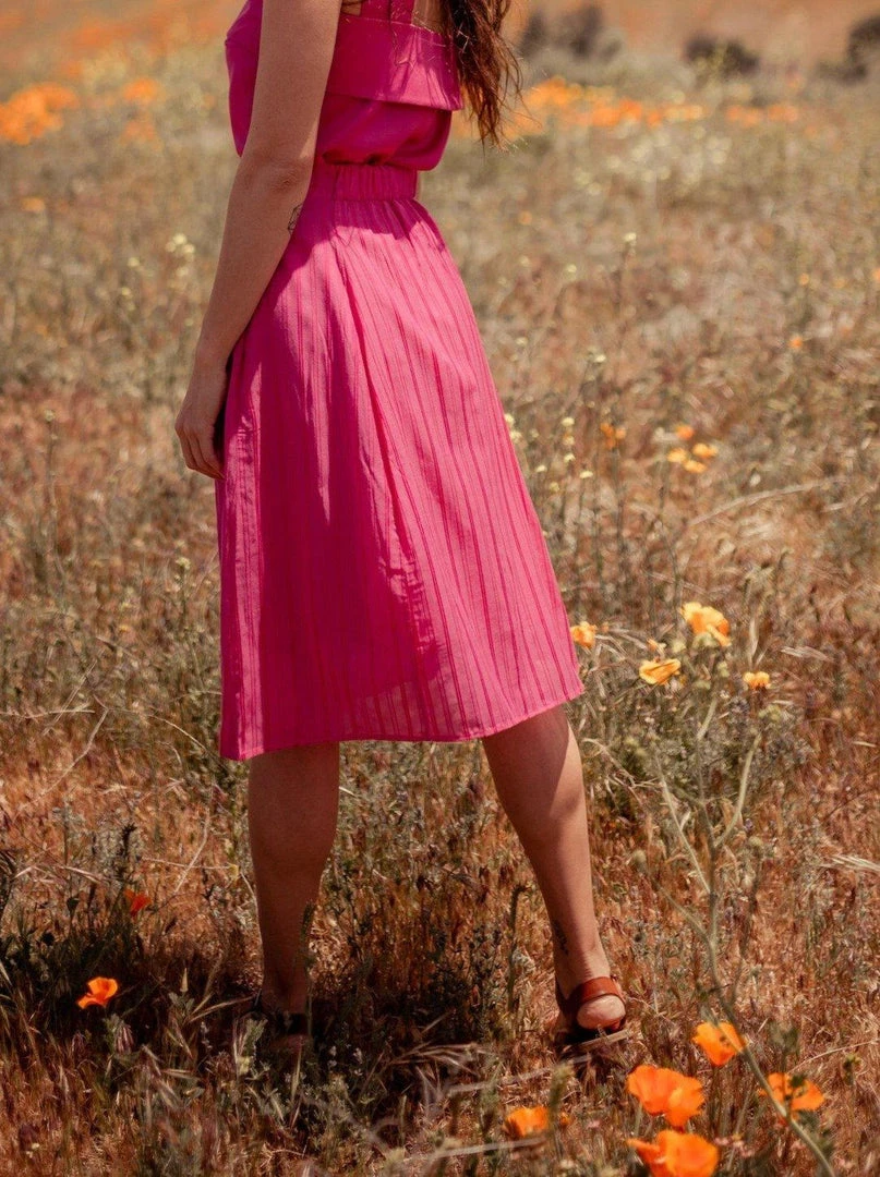 Valani Clothing Srey Banana Midi Skirt - Lilac Rose 3 Valani Clothing Srey Banana Midi Skirt - Lilac Rose