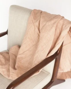 Creative Women Home Goods Stone Washed Linen Throw Blanket
