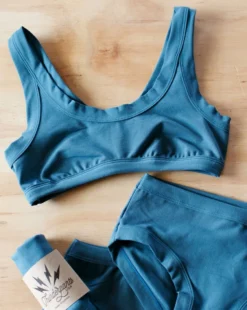 Thunderpants USA Stormy Blue Bralette Underwear + Bras