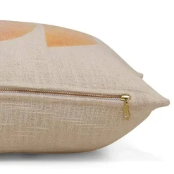 Casa Amarosa Home Goods Stripe And Semicircle Lumbar Pillow Cover