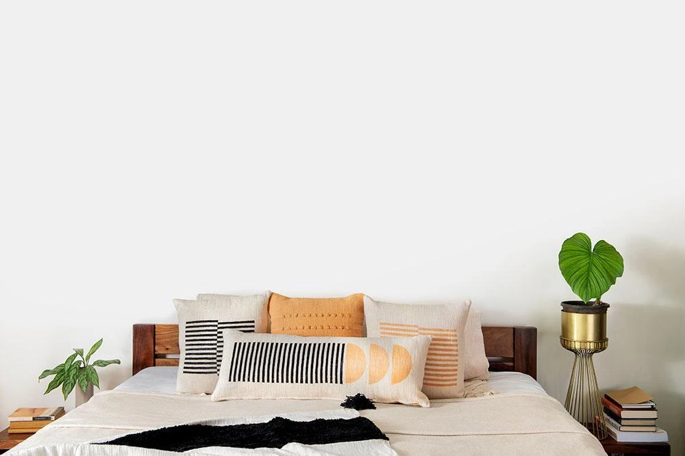 Casa Amarosa Stripe Throw Pillow Cover - Black 8 Casa Amarosa Stripe Throw Pillow Cover - Black