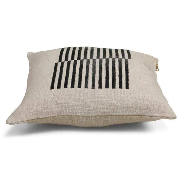 Casa Amarosa Stripe Throw Pillow Cover - Black 10 Casa Amarosa Stripe Throw Pillow Cover - Black