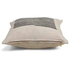 Casa Amarosa Stripe Throw Pillow Cover - Black 18 Casa Amarosa Stripe Throw Pillow Cover - Black