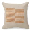 Casa Amarosa Stripe Throw Pillow Cover - Gold Earth 1 Casa Amarosa Stripe Throw Pillow Cover - Gold Earth