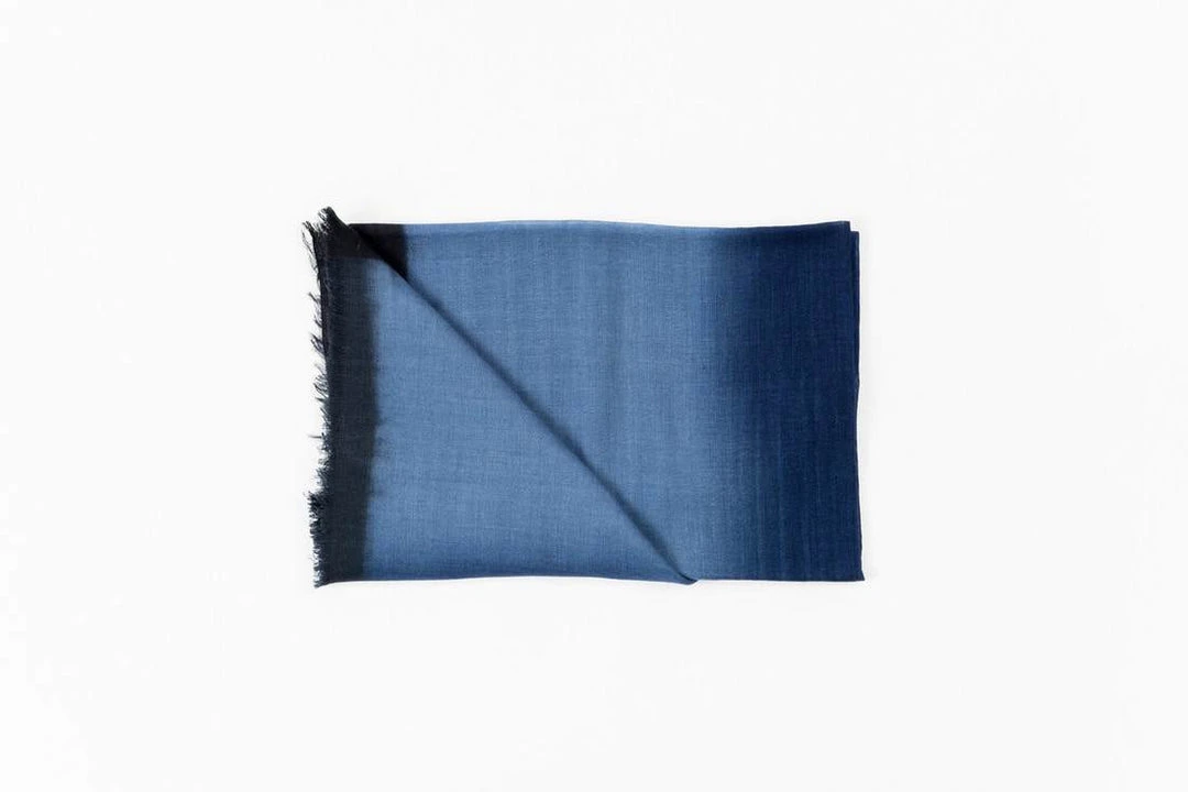 Studio Variously Handcrafted Aria Indigo Scarf 6 Studio Variously Handcrafted Aria Indigo Scarf