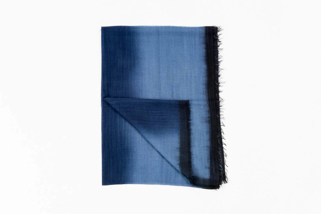 Studio Variously Handcrafted Aria Indigo Scarf 3 Studio Variously Handcrafted Aria Indigo Scarf