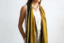 Studio Variously Aria Topaz Cashmere Scarf Handcrafted
