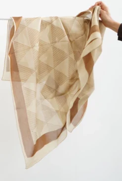 Studio Variously Dune Silk Scarf Accessories