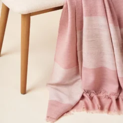 Studio Variously Rosa Merino Throw Blanket