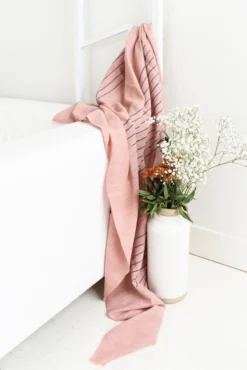 Studio Variously Rosewood Throw Blanket