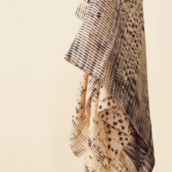 Studio Variously Tesu Black Silk Scarf Accessories