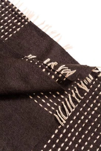 Studio Variously Walnut Throw Blanket - Brown 6 Studio Variously Walnut Throw Blanket - Brown