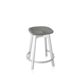 Emeco Su Counter Stool - Aluminum Frame