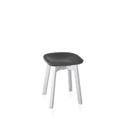 Emeco Su Small Stool - Aluminum Frame