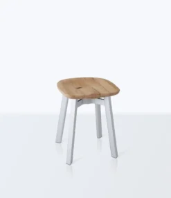 Emeco Su Small Stool - Aluminum Frame