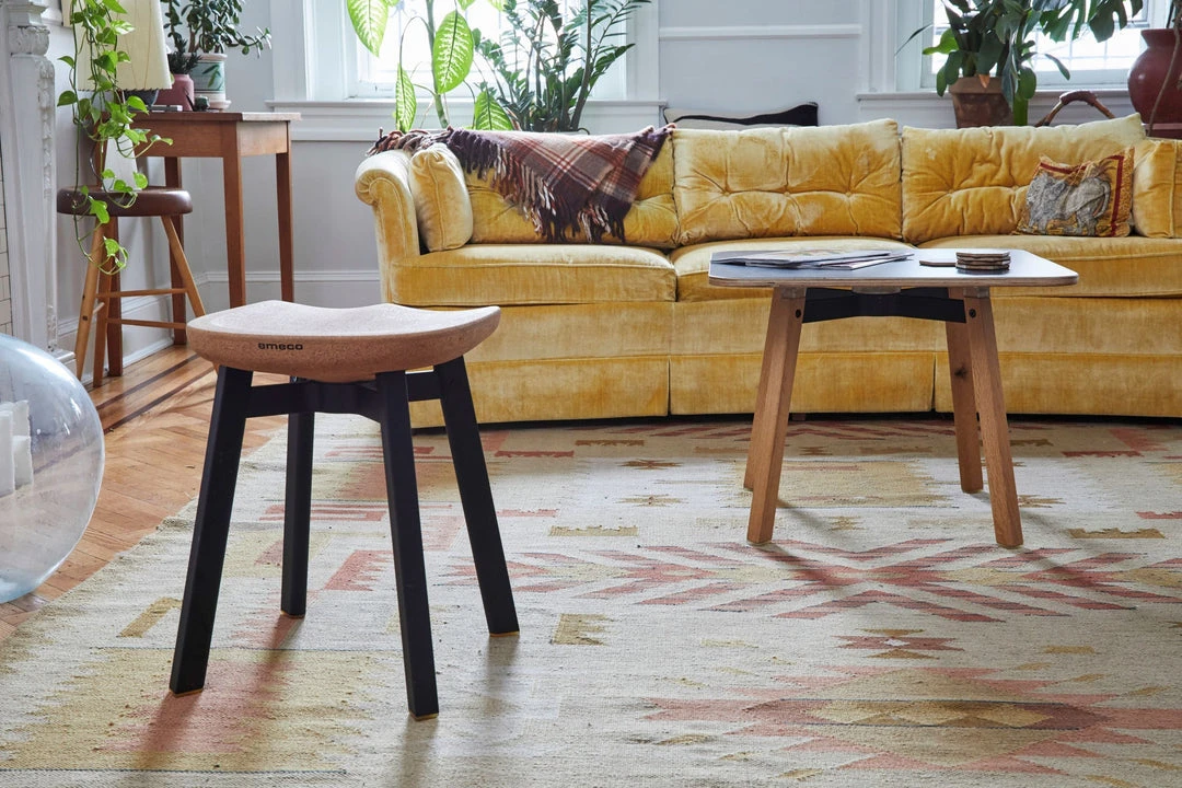 Emeco Su Small Stool - Wood Frame 4 Emeco Su Small Stool - Wood Frame