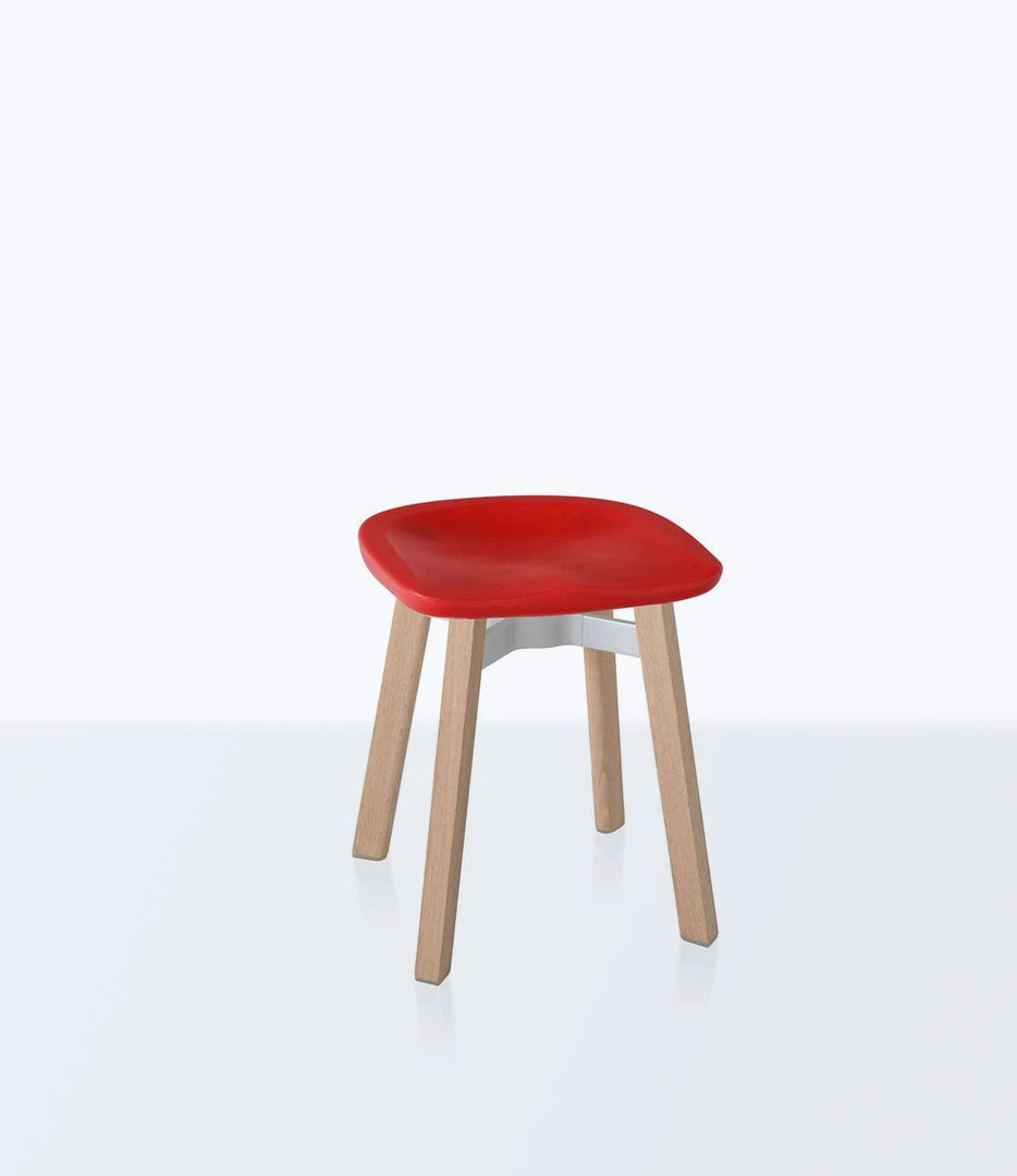 Emeco Su Small Stool - Wood Frame 3 Emeco Su Small Stool - Wood Frame
