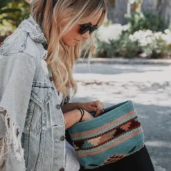 MZ Fair Trade Summer Breeze Wool Clutch Bag Accessories