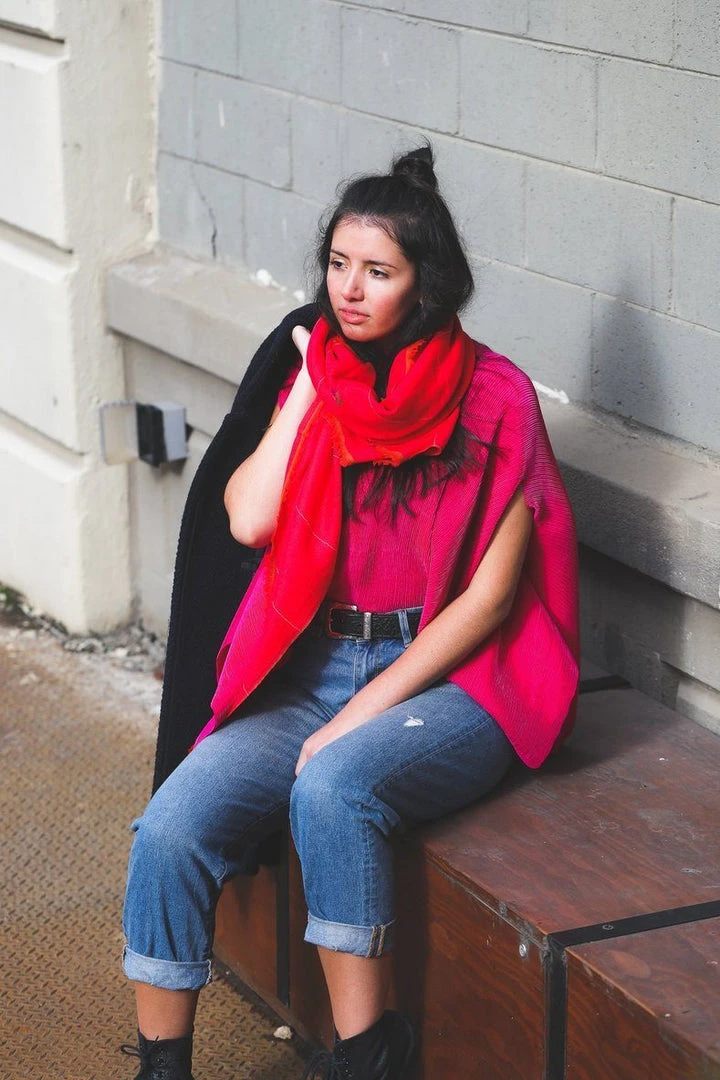 Soil To Studio Surekha Merino Scarf Accessories 9 Soil To Studio Surekha Merino Scarf Accessories