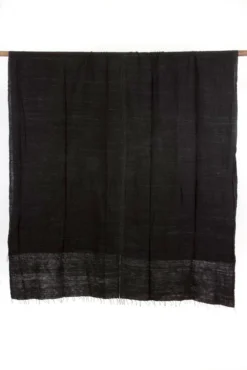 Swahili African Modern Black Gabi Tablecloth Or Throw Home Goods