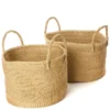 Swahili African Modern Best Sellers Kitui Sand Sisal Kamba Floor Basket