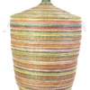 Swahili African Modern Large Rainbow Prayer Mat Hamper Home Goods