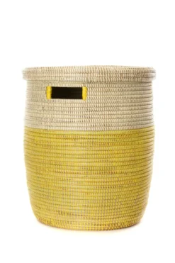 Swahili African Modern Lemon Dipped Hamper Basket Best Sellers