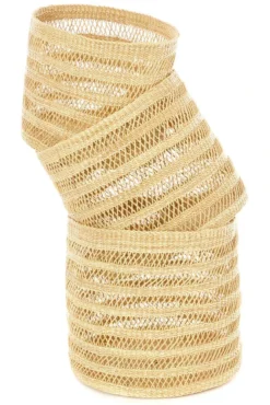 Swahili African Modern Home Goods Lace Weave Basket Bin Set
