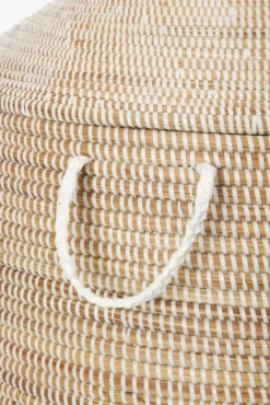 Swahili African Modern Short Hardy Hamper Basket