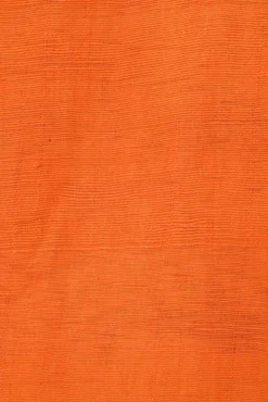 Swahili African Modern Tangerine Gabi Tablecloth / Throw Blanket