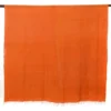 Swahili African Modern Tangerine Gabi Tablecloth / Throw Blanket