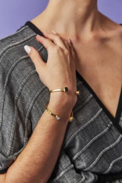 Swahili Coast Design Geometric Horn Cuff