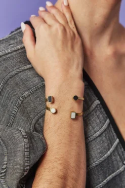 Swahili Coast Design Geometric Horn Cuff