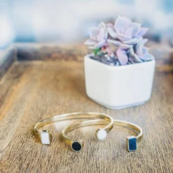 Swahili Coast Design Geometric Horn Cuff