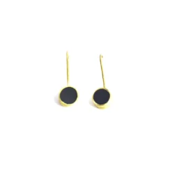 Swahili Coast Design Jewelry Dot Horn Earrings