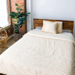 Symbology Art Deco/Baby Cacti Bedding Set - Tan + Cream