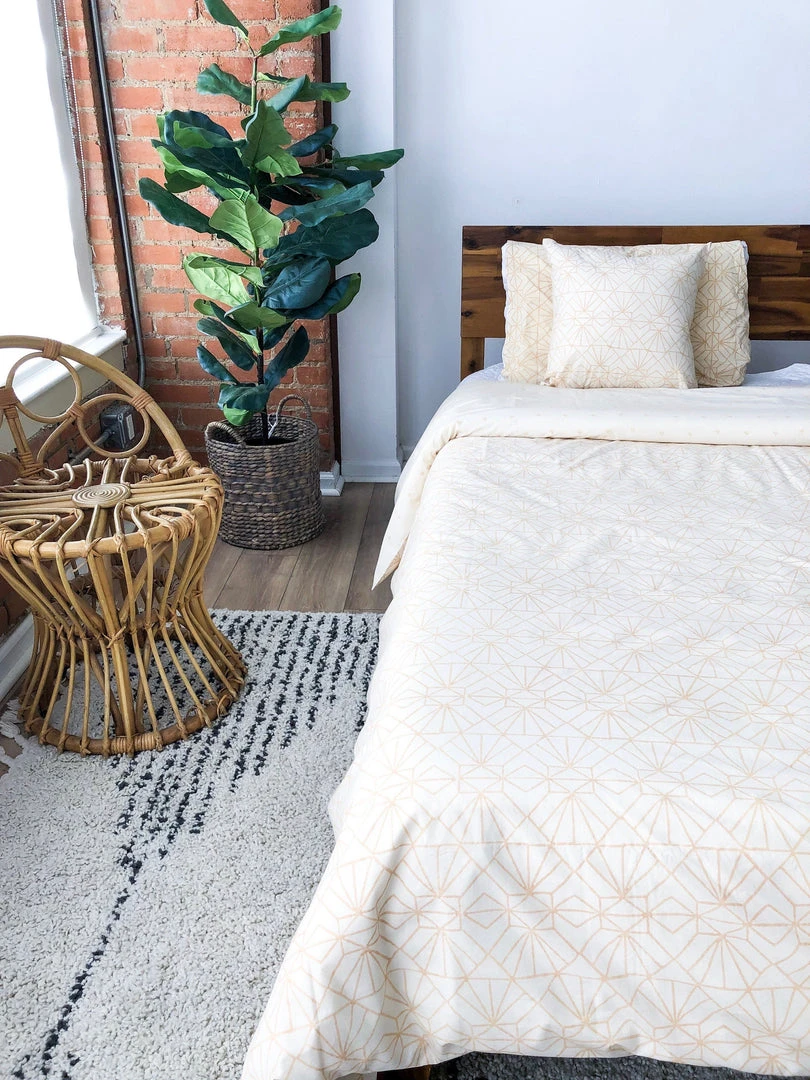 Symbology Best Sellers Reversible Duvet Cover - Cream + Tan 7 Symbology Best Sellers Reversible Duvet Cover - Cream + Tan