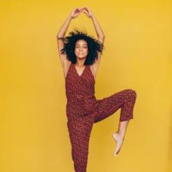 Symbology Leopard Strappy Jumpsuit - Sierra + Black 8 Symbology Leopard Strappy Jumpsuit - Sierra + Black