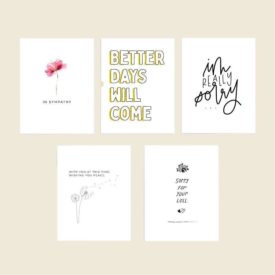 Cute Root Sympathy Variety Plantable Cards - 10 Pack 3 Cute Root Sympathy Variety Plantable Cards - 10 Pack