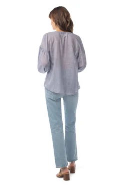 Synergy Organic Clothing Amber Top - Navy Checked Sale