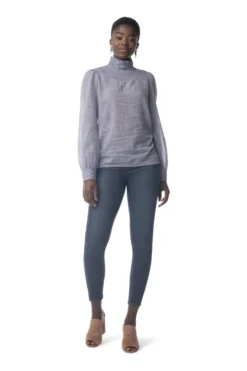 Synergy Organic Clothing Delphina Top - Navy Checked Best Sellers 8 Synergy Organic Clothing Delphina Top - Navy Checked Best Sellers